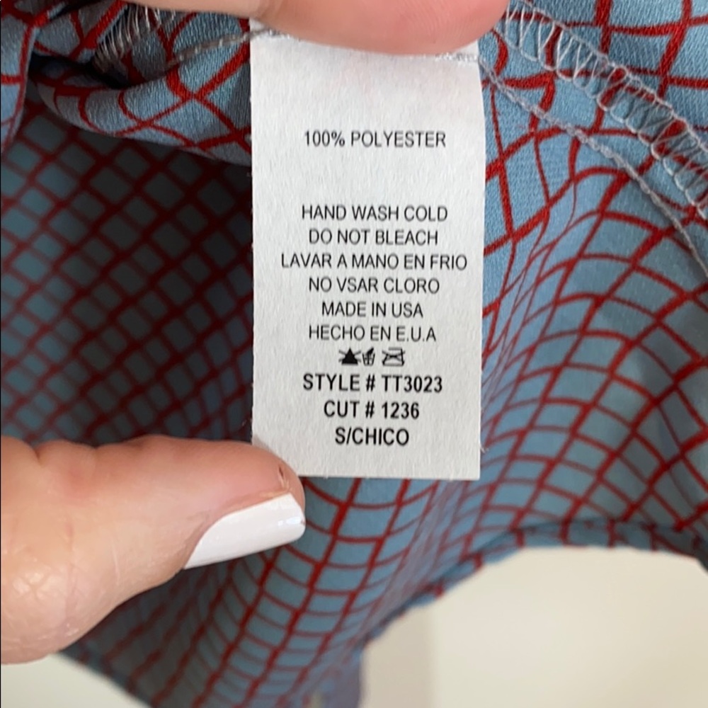 Ces Femme Geo Print Patterned Blouse - image 5